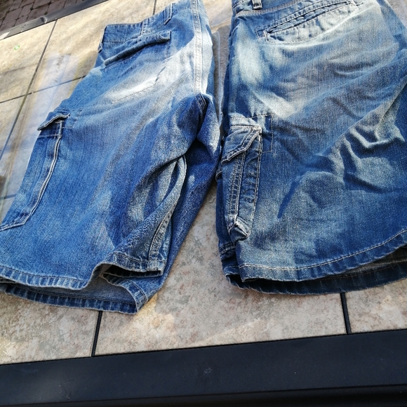 2 pair men jean shorts - Picture 1 of 14